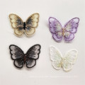 Two Layers Organza Embroidery Butterfly Patch Different Styles Embroidery Butterfly Patch